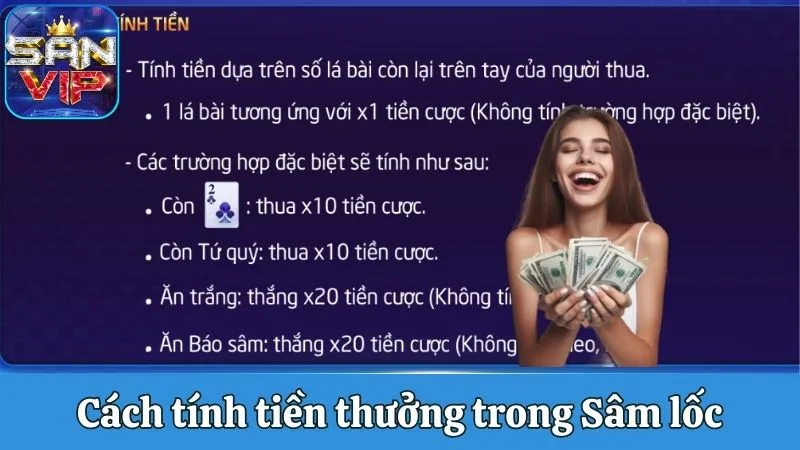 Cách tính tiền thưởng trong trò chơi dành cho người tham gia