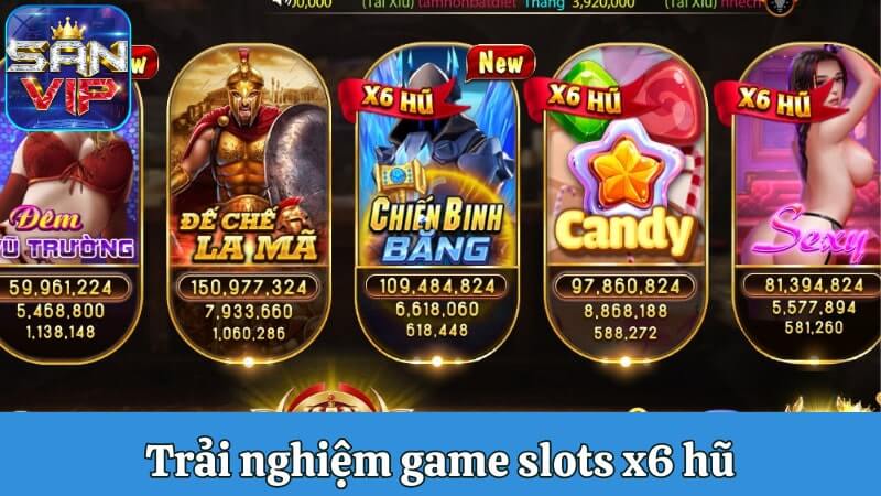 Tham gia game slots bắt lấy cơ hội đổi đời tại Sanvip