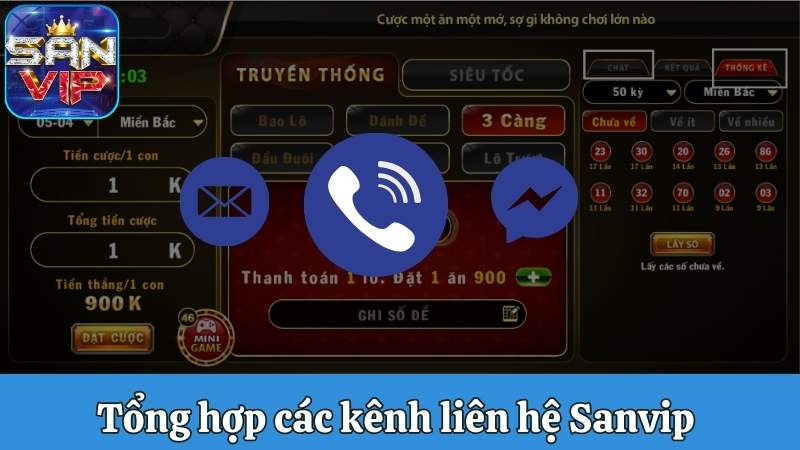 Tổng hợp các kênh liên hệ Sanvip thuận tiện nhất